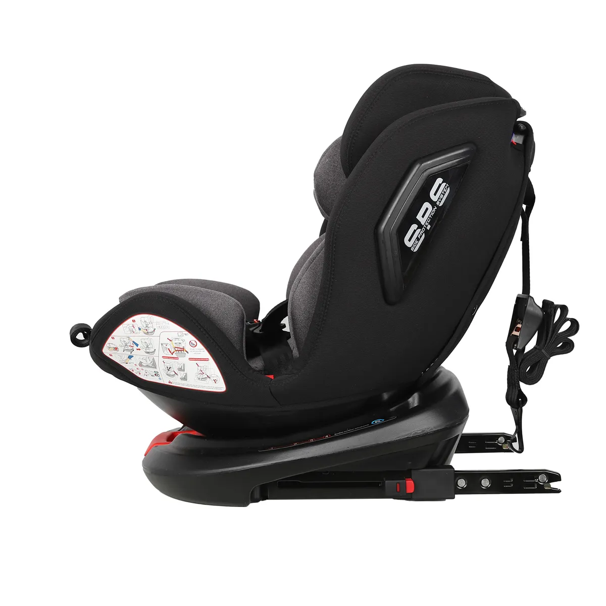SILLA DE AUTO CONVERTIBLE ONE ISOFIX LIGHT GREY - 6