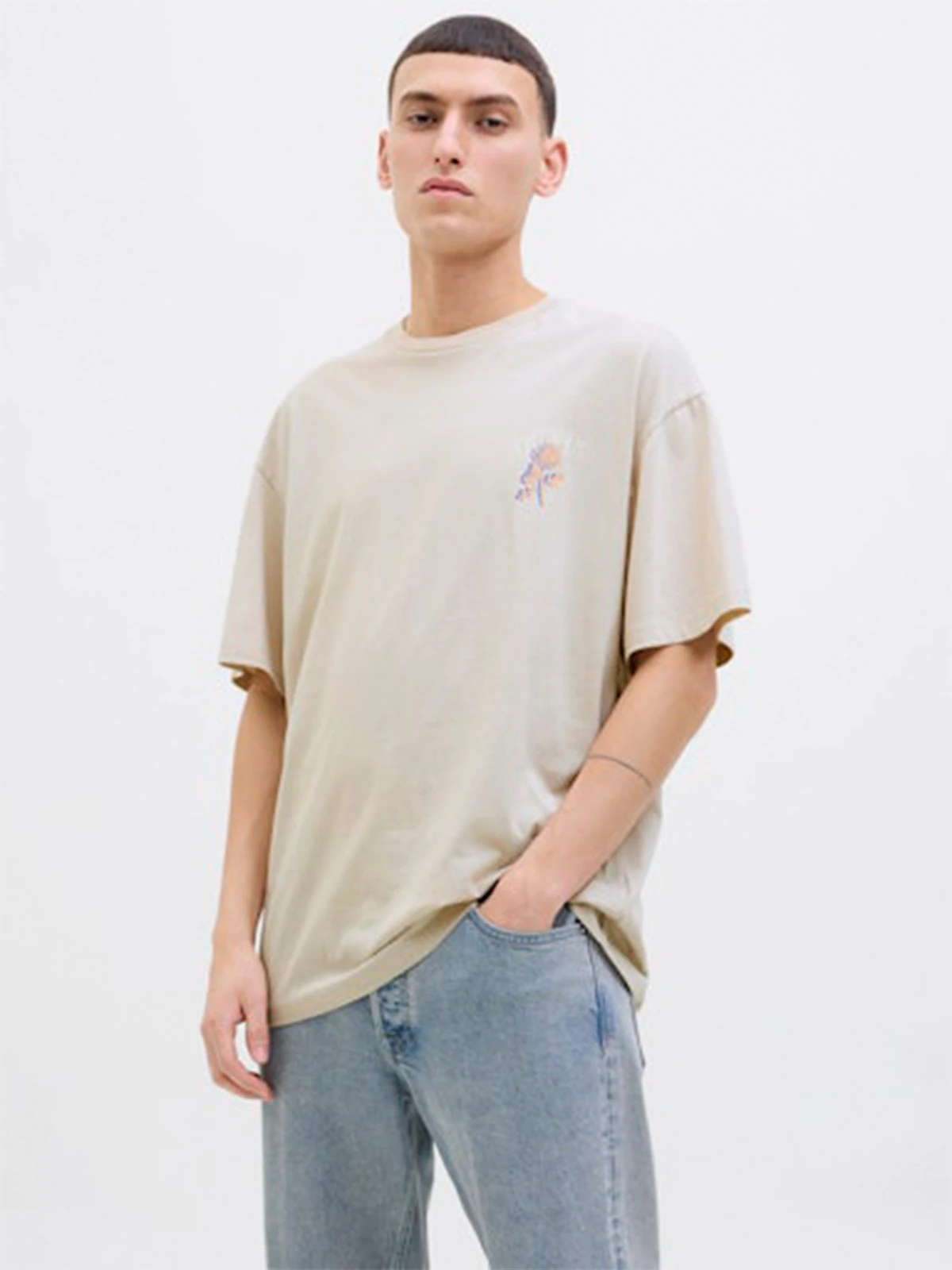 POLERA HOMBRE JACK & JONES ALGODÓN MANGA CORTA