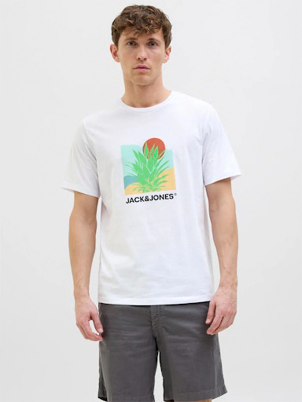POLERA HOMBRE JACK & JONES ALGODÓN MANGA CORTA - 1