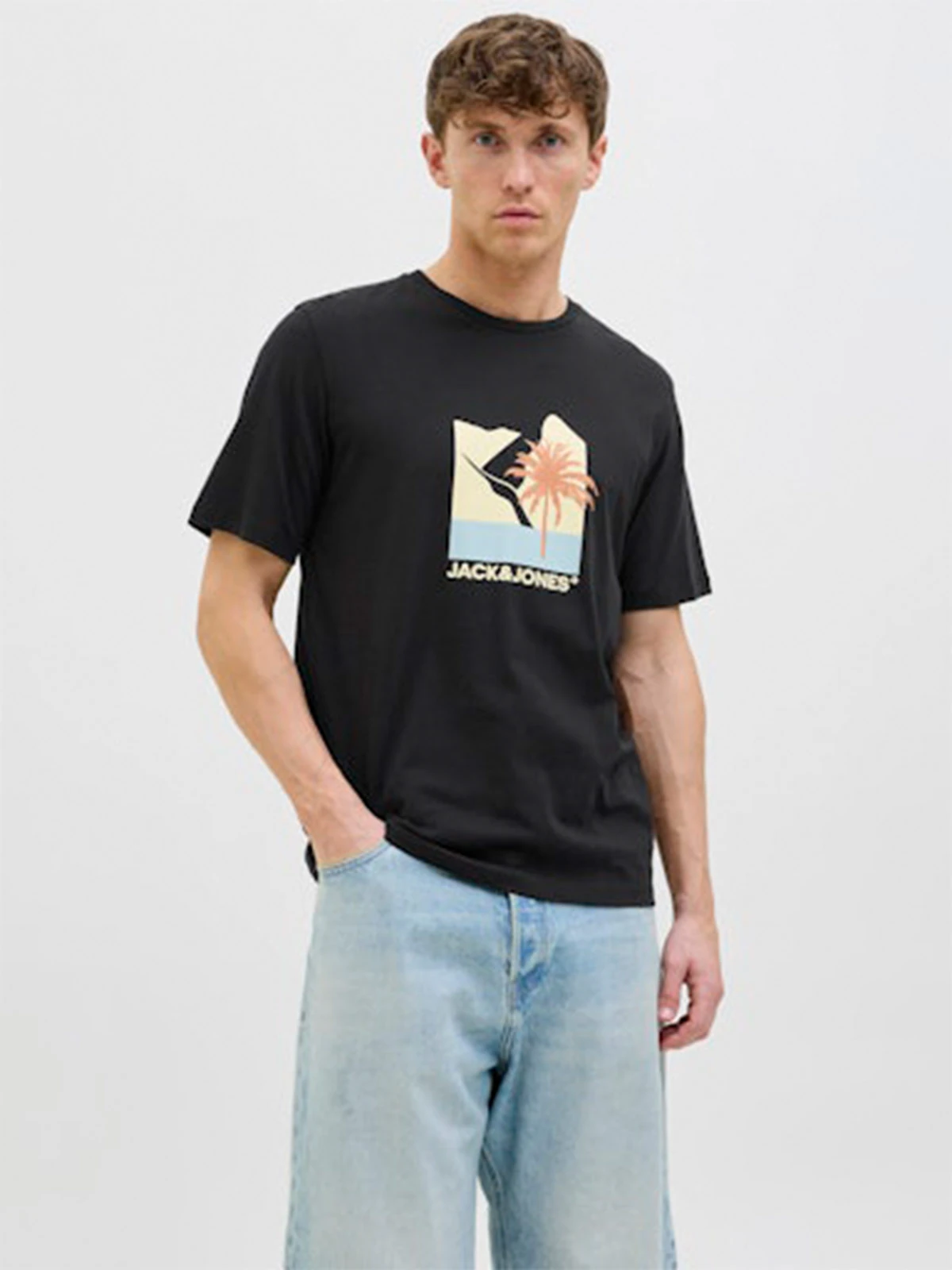 POLERA HOMBRE JACK & JONES ALGODÓN MANGA CORTA