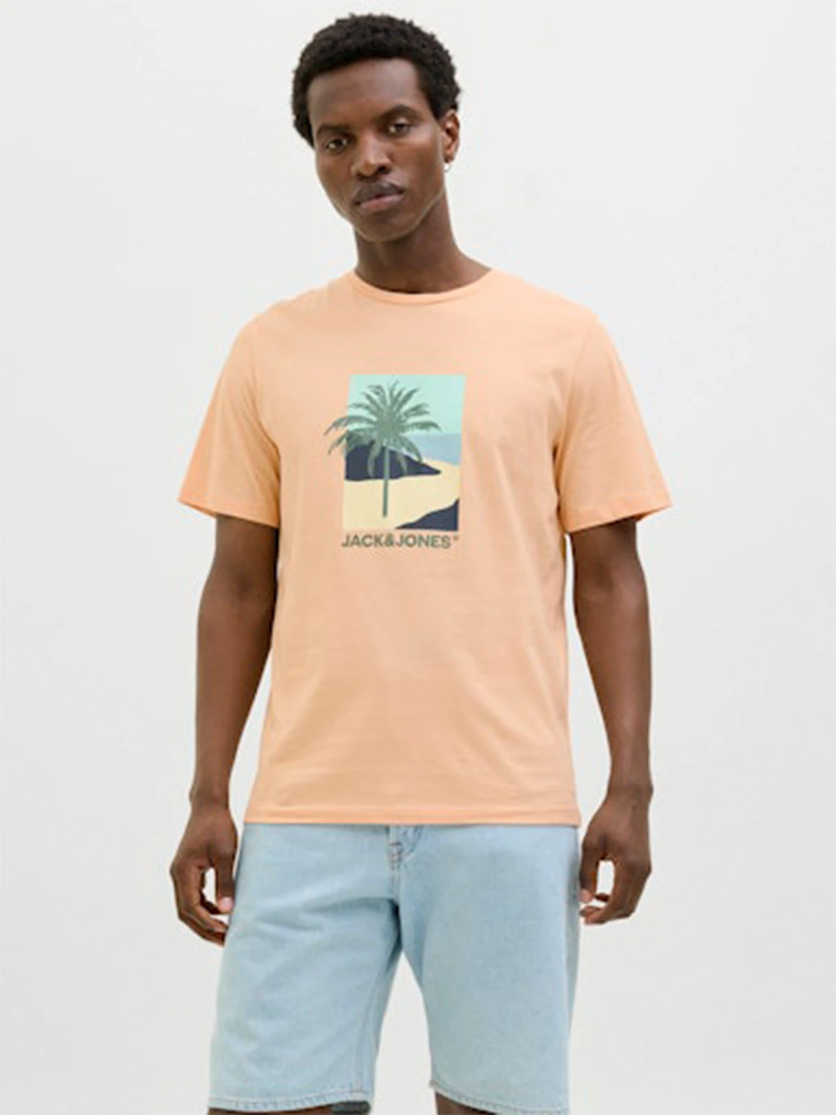 POLERA HOMBRE JACK & JONES ALGODÓN MANGA CORTA - 1