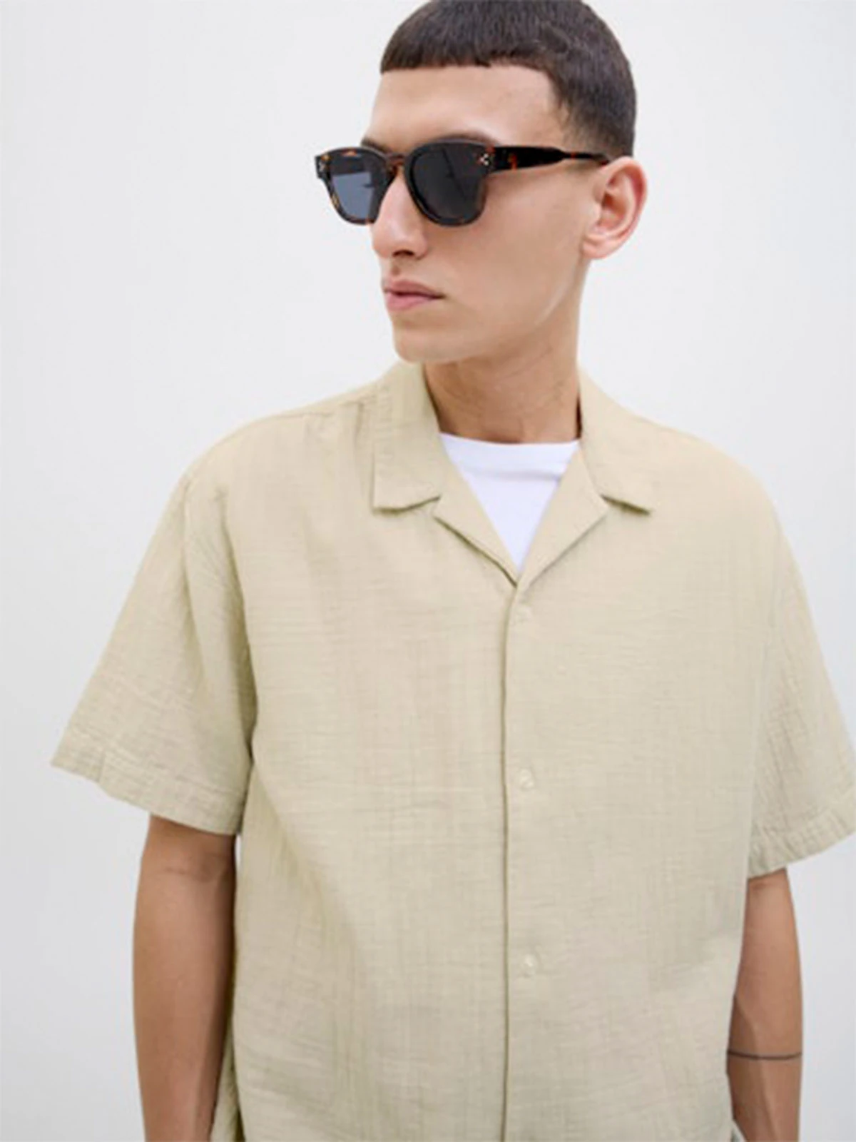 CAMISA HOMBRE JACK & JONES ALGODÓN MANGA CORTA - 2
