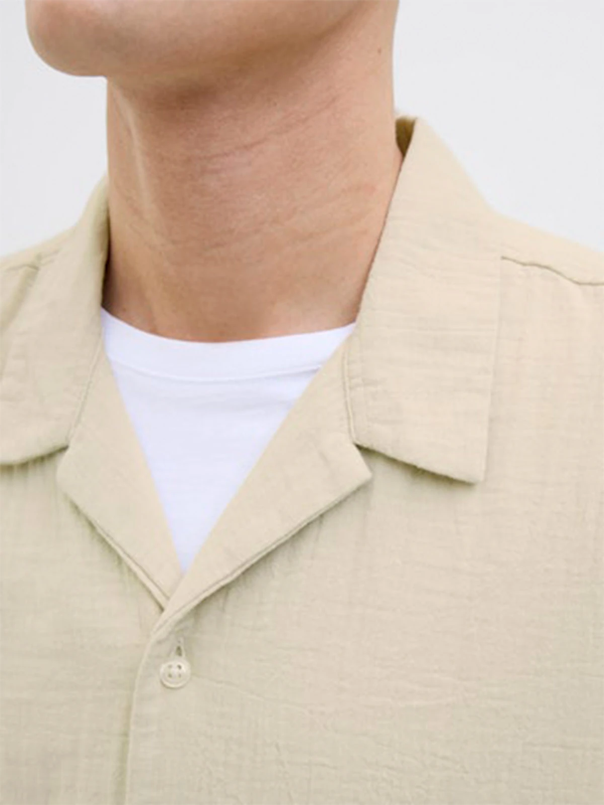 CAMISA HOMBRE JACK & JONES ALGODÓN MANGA CORTA - 4