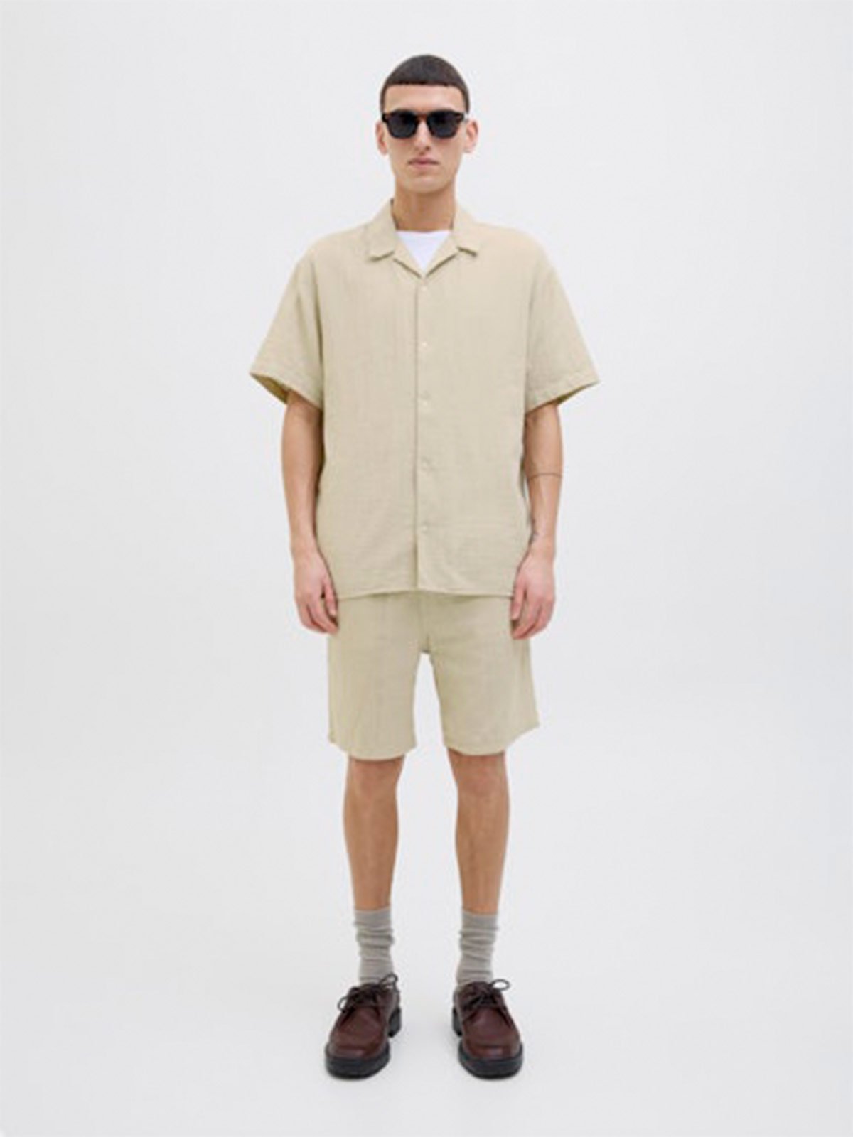 CAMISA HOMBRE JACK & JONES ALGODÓN MANGA CORTA - 5