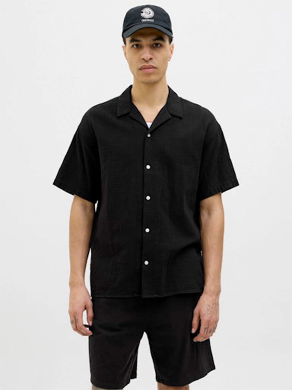 CAMISA HOMBRE JACK & JONES ALGODÓN MANGA CORTA - 1