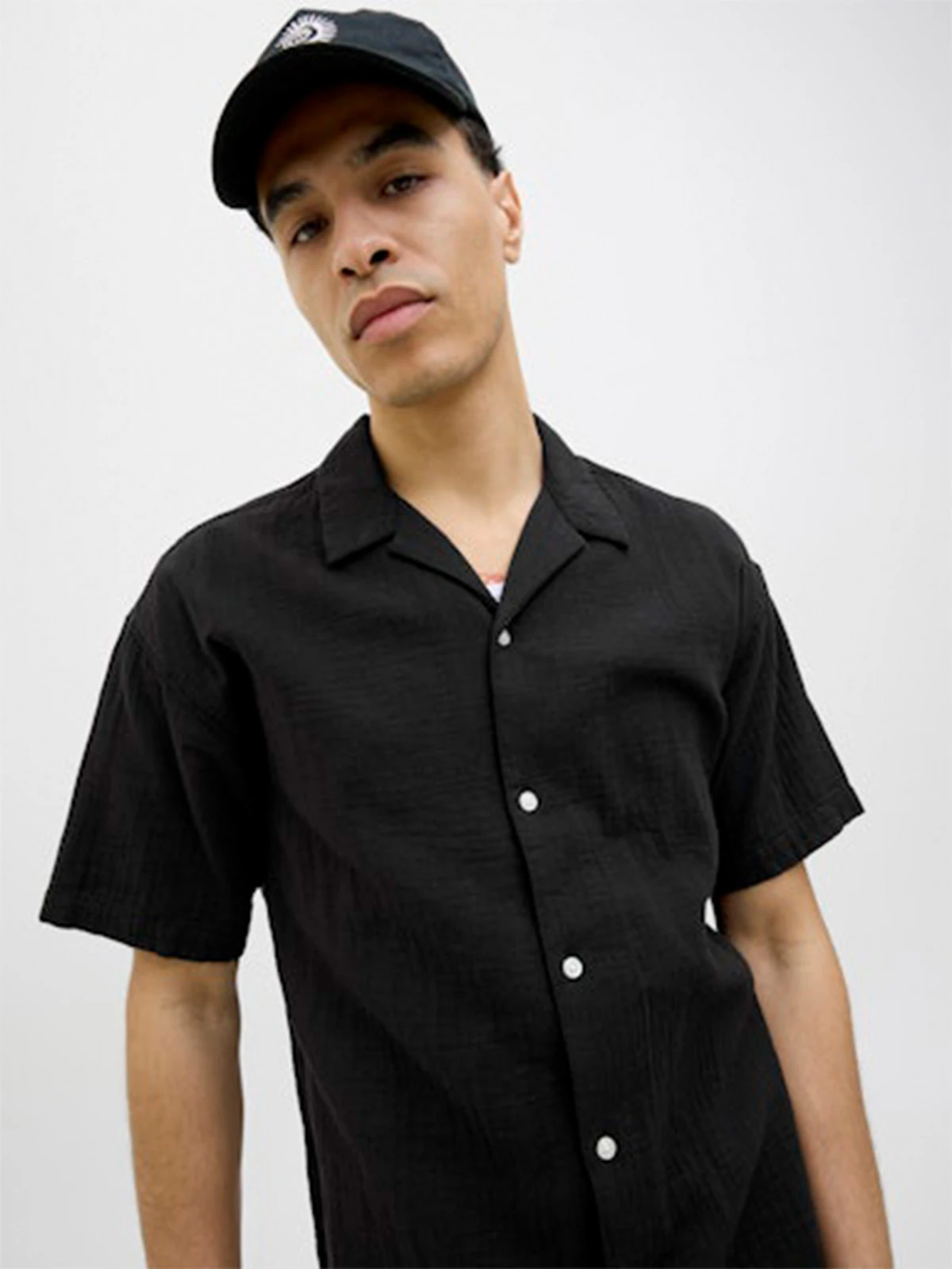CAMISA HOMBRE JACK & JONES ALGODÓN MANGA CORTA - 2