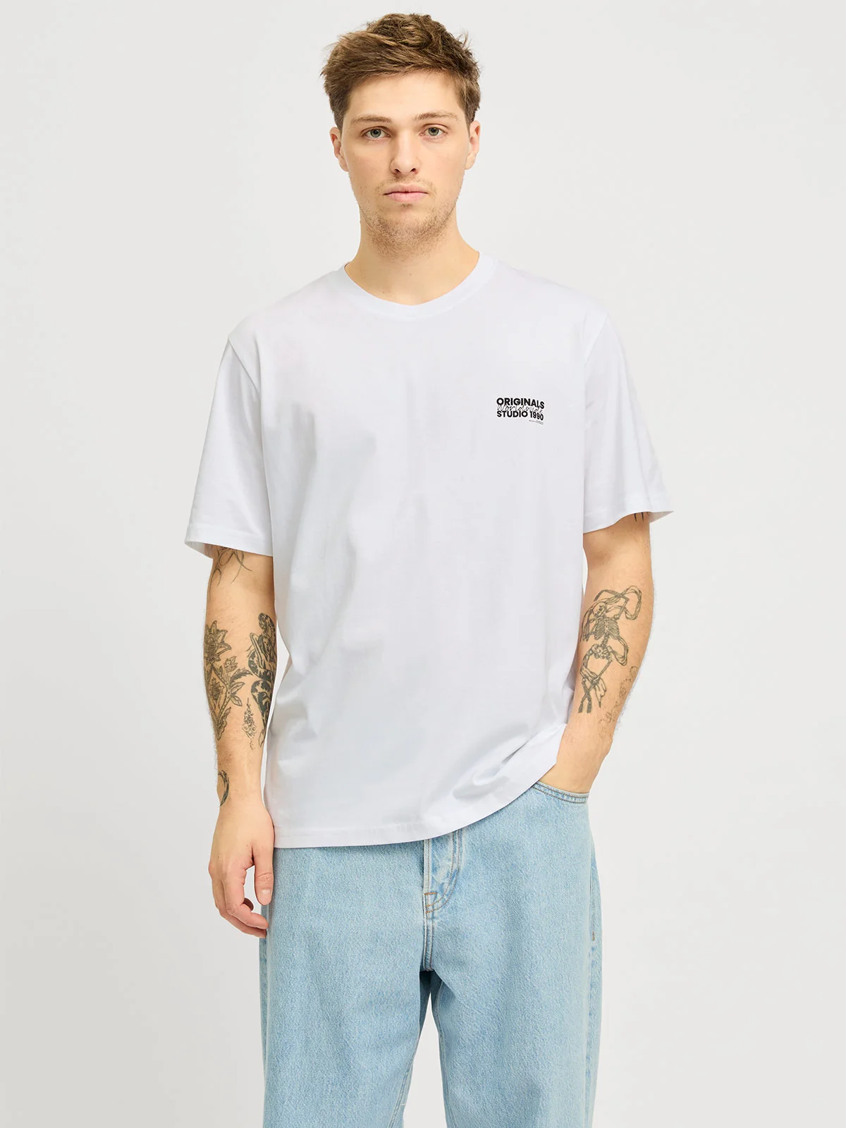 POLERA HOMBRE JACK & JONES ALGODÓN MANGA CORTA - 1