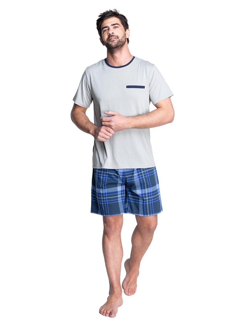 PIJAMA HOMBRE TOP ALGODÓN  - 1