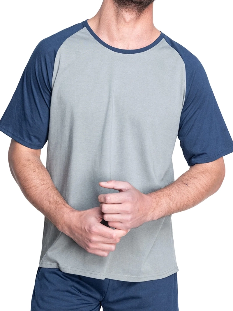 PIJAMA HOMBRE TOP ALGODÓN  - 3