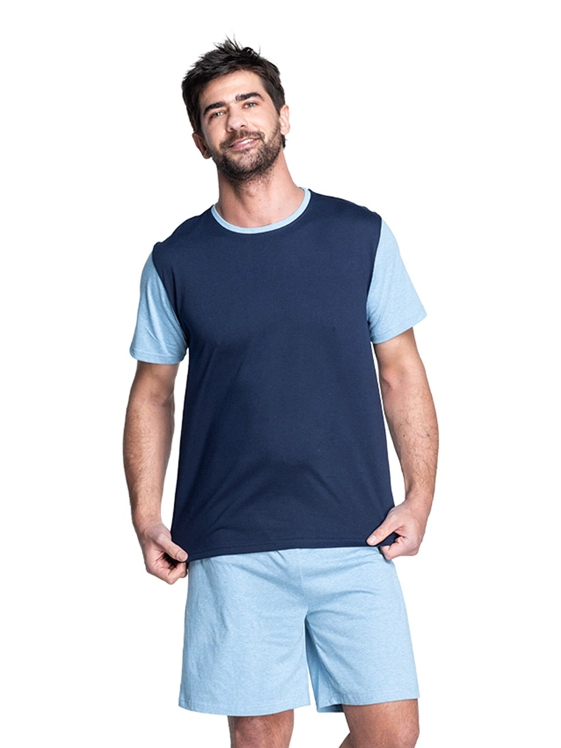 PIJAMA HOMBRE TOP ALGODÓN  - 1
