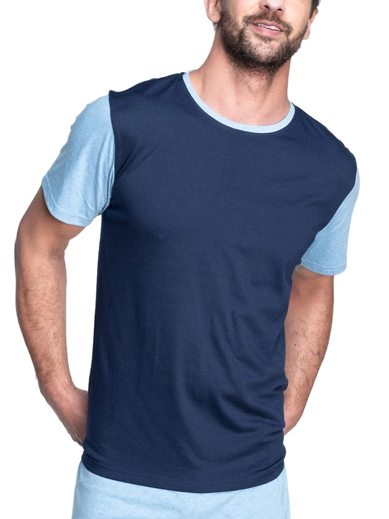 PIJAMA HOMBRE TOP ALGODÓN  - 3
