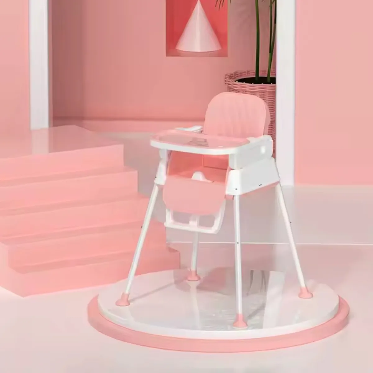SILLA DE COMER FLORENCIA ROSA 4 EN 1 - 5