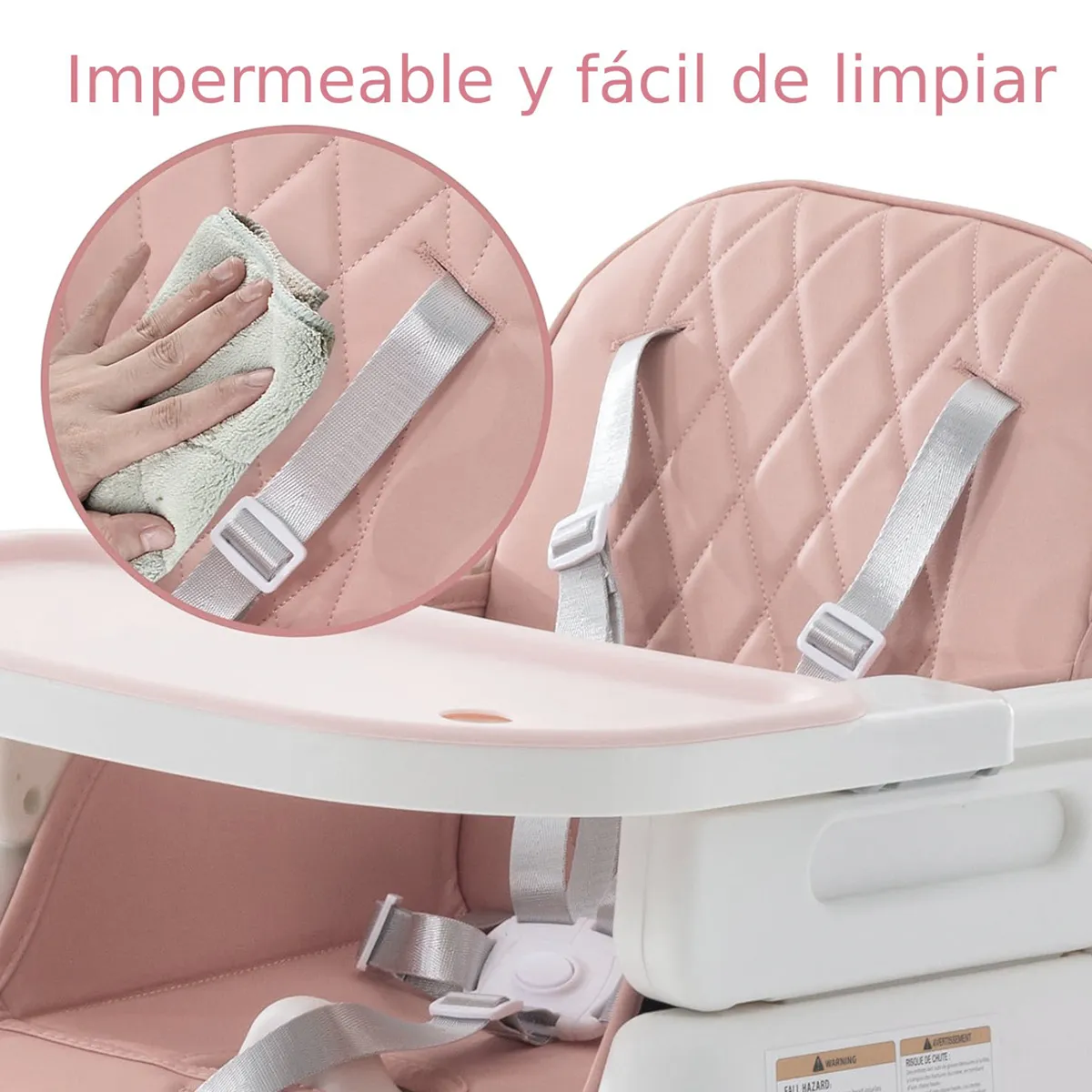 SILLA DE COMER FLORENCIA ROSA 4 EN 1 - 6