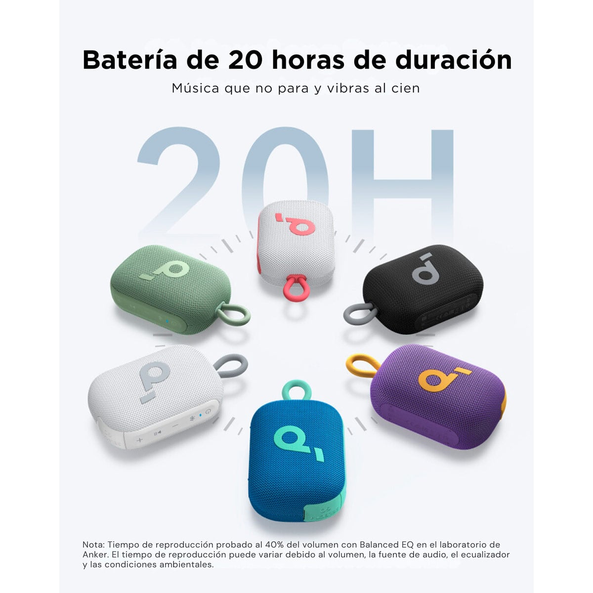 PARLANTE BLUETOOTH SOUNDCORE SELECT 4 GO - 5