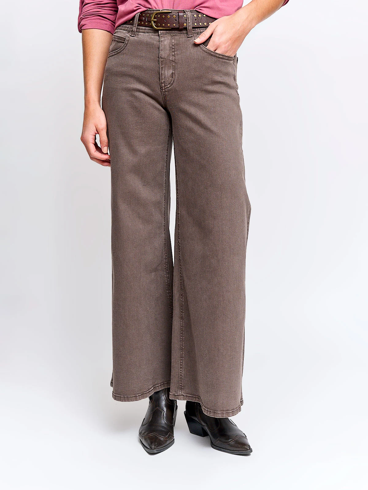 PANTALÓN MUJER TATIENNE ALGODÓN WIDE LEG - 2