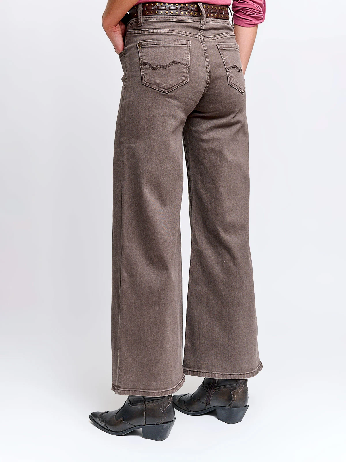 PANTALÓN MUJER TATIENNE ALGODÓN WIDE LEG - 3