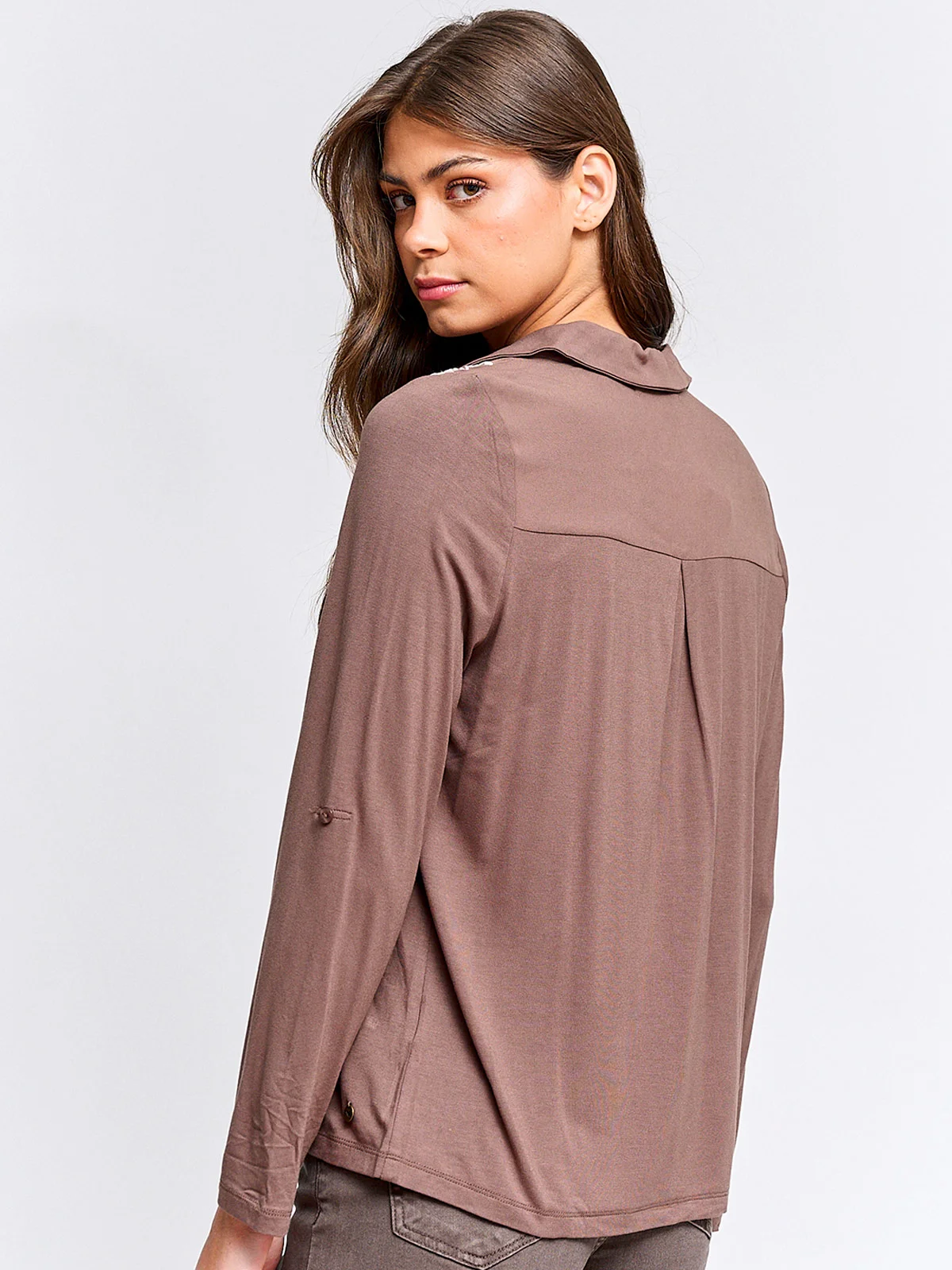 POLERA MUJER TATIENNE MANGA LARGA BORDADO - 2