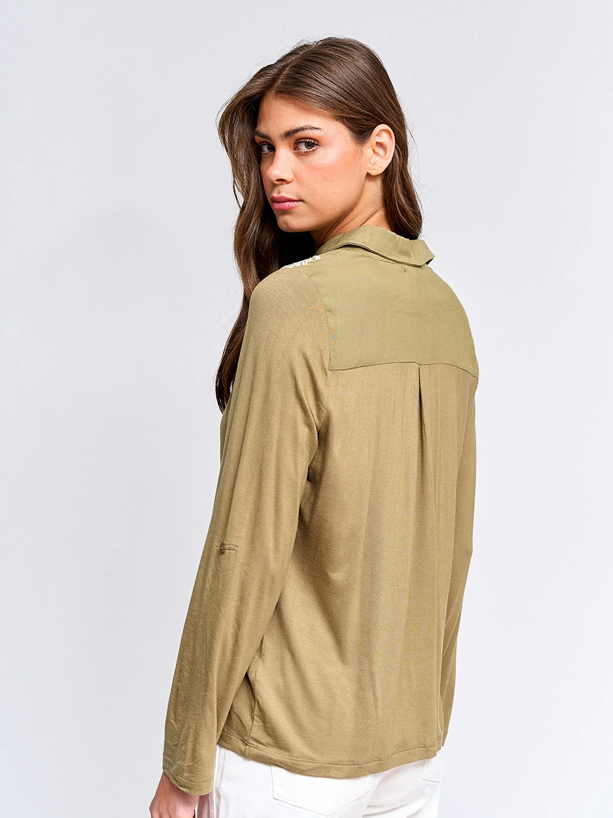 POLERA MUJER TATIENNE MANGA LARGA BORDADO - 2