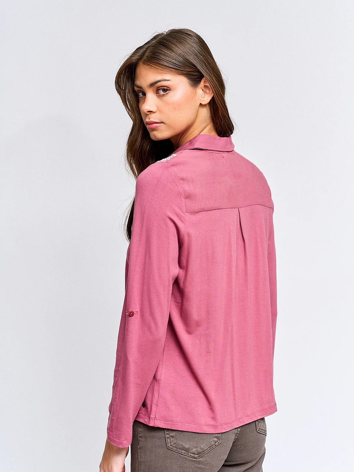 POLERA MUJER TATIENNE MANGA LARGA BORDADO - 2