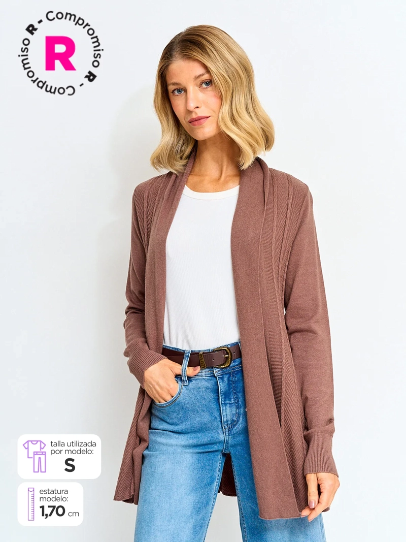 CARDIGAN MUJER TATIENNE TRENZAS - 1