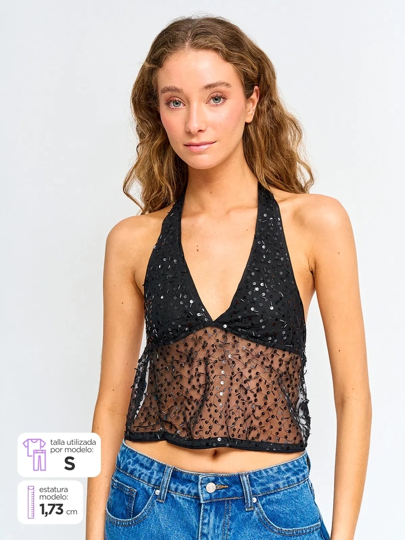 BLUSA MUJER INDEX SIN MANGAS - 1