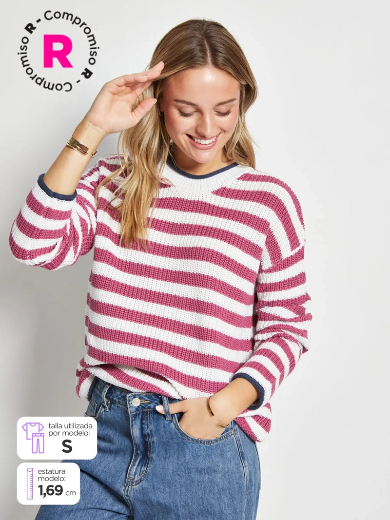 SWEATER MUJER AEROPOSTALE CALADO - 1
