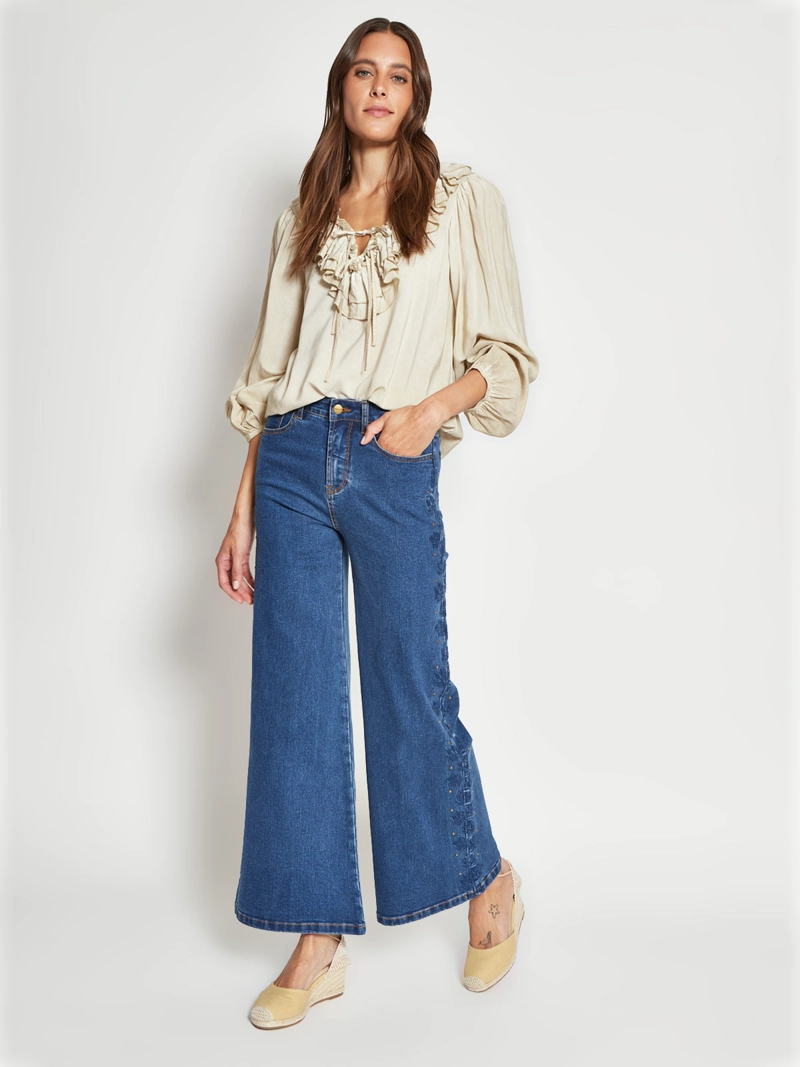 BLUSA MUJER TATIENNE MANGA LARGA VUELOS - 4