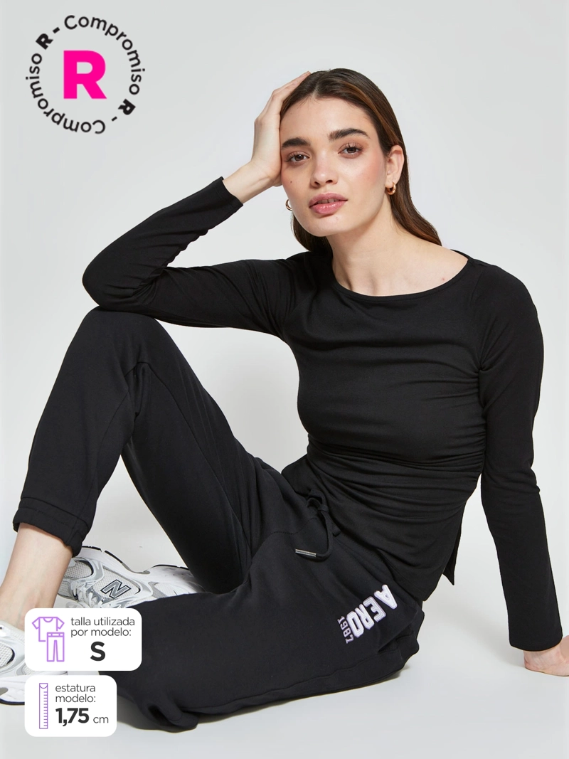 PANTALÓN MUJER AEROPOSTALE ALGODÓN  - 1