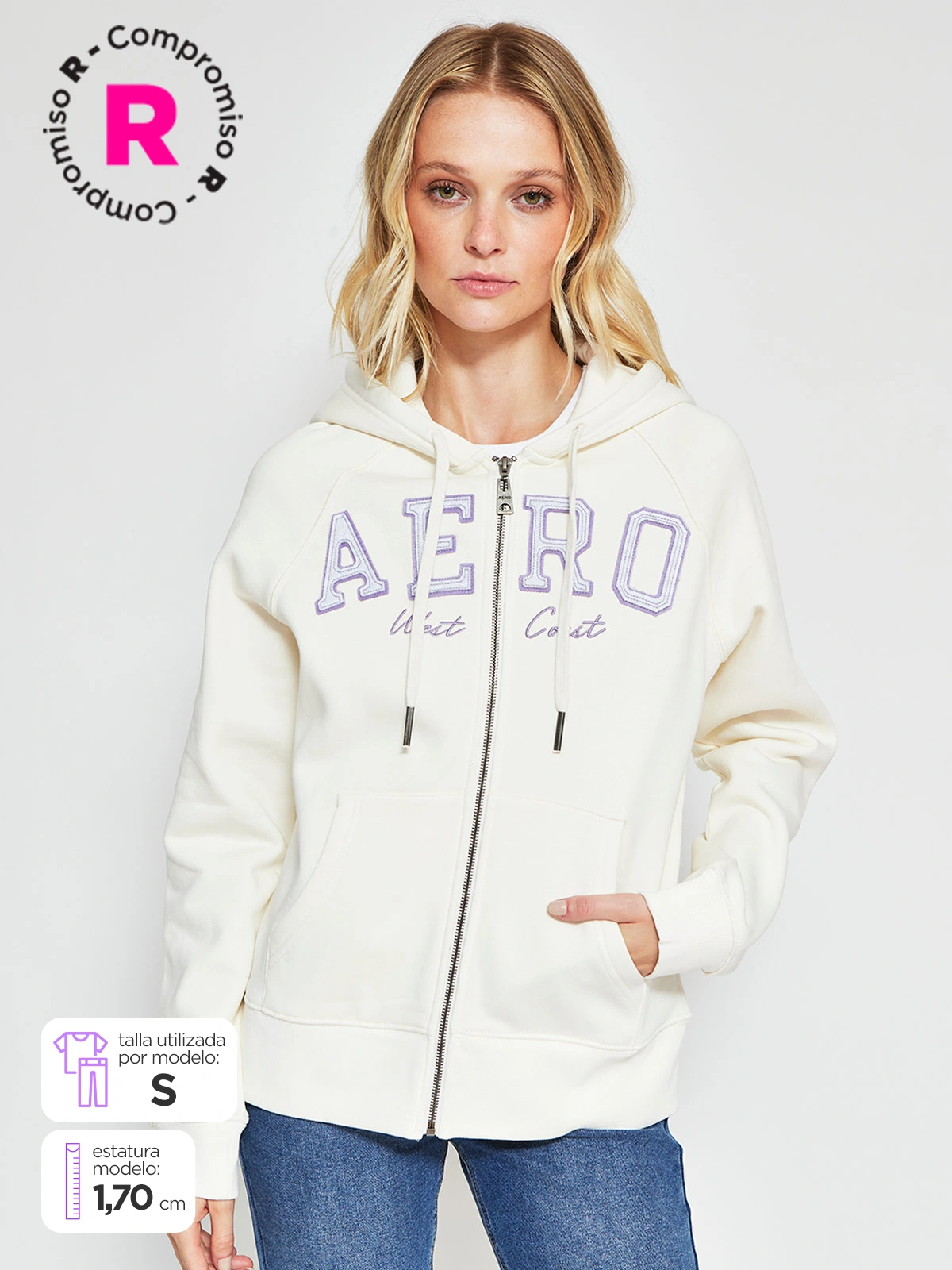 POLERÓN MUJER AEROPOSTALE ALGODÓN  - 1