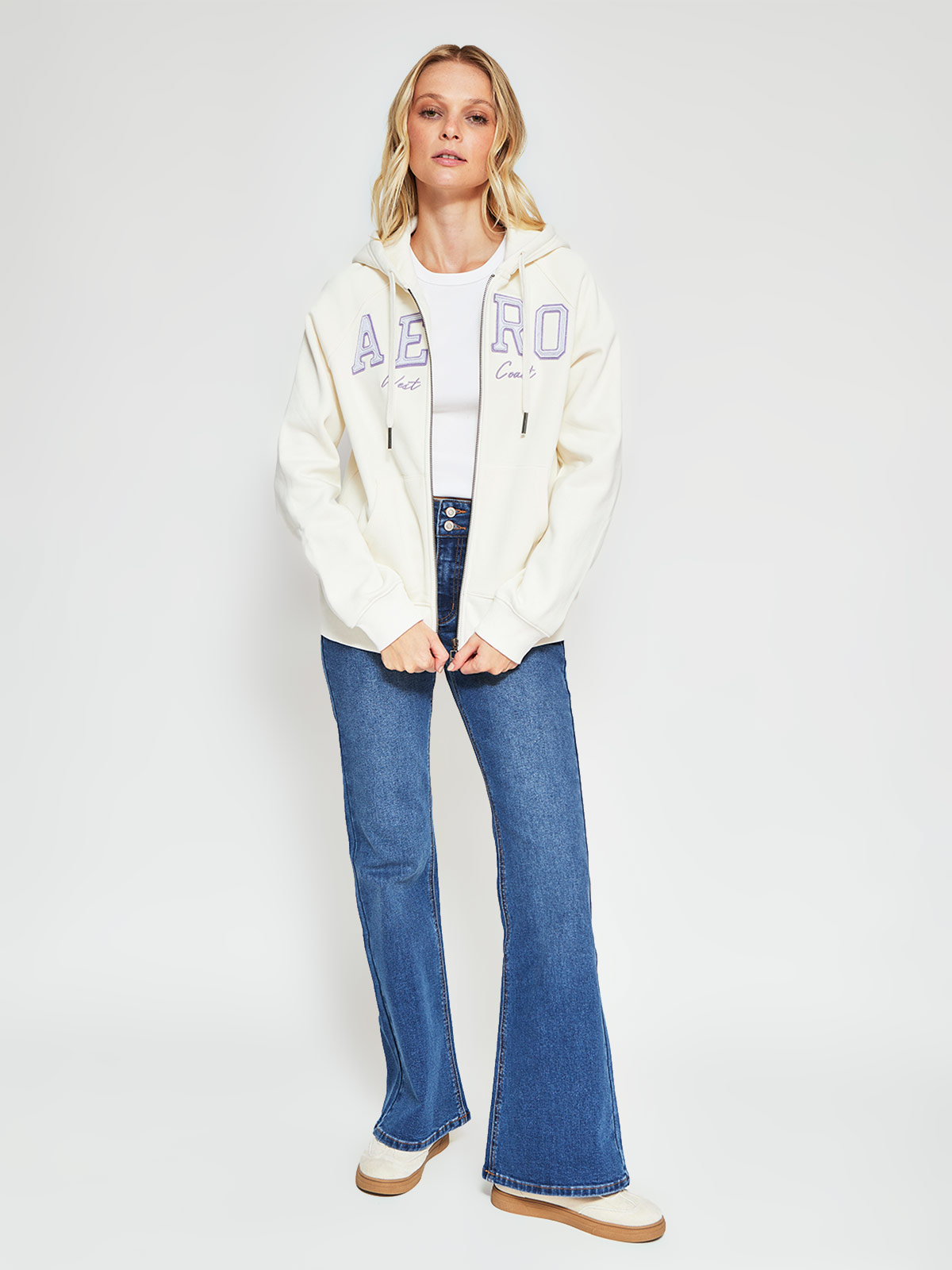POLERÓN MUJER AEROPOSTALE ALGODÓN  - 4