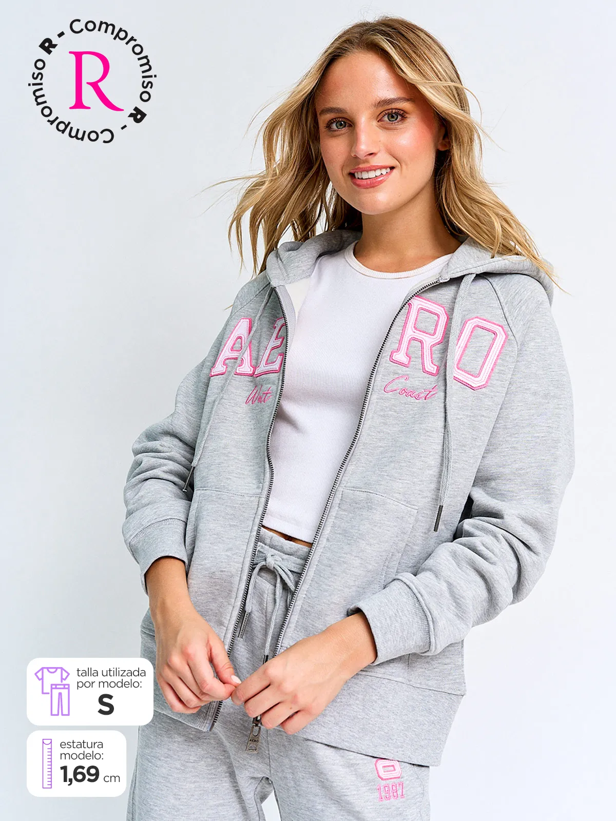 POLERÓN MUJER AEROPOSTALE ALGODÓN  - 1