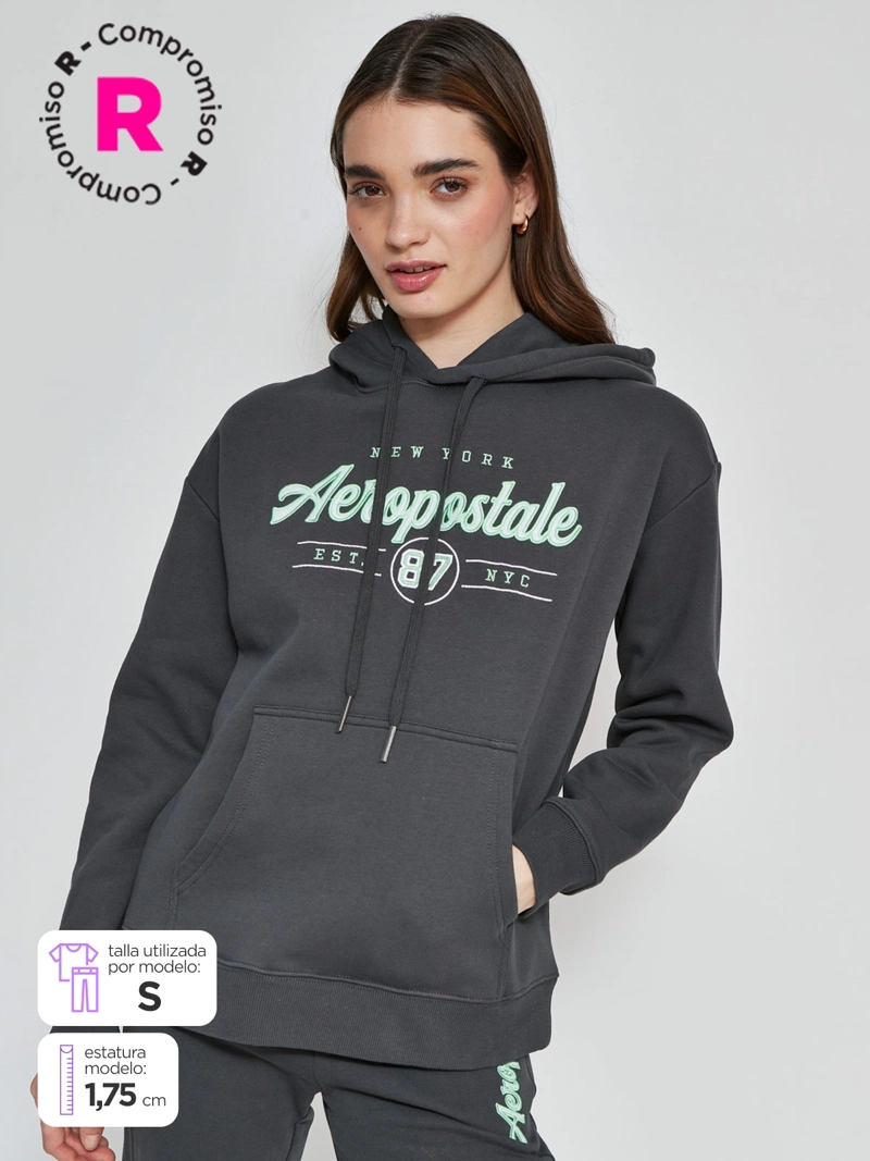 POLERÓN MUJER AEROPOSTALE ALGODÓN  - 1