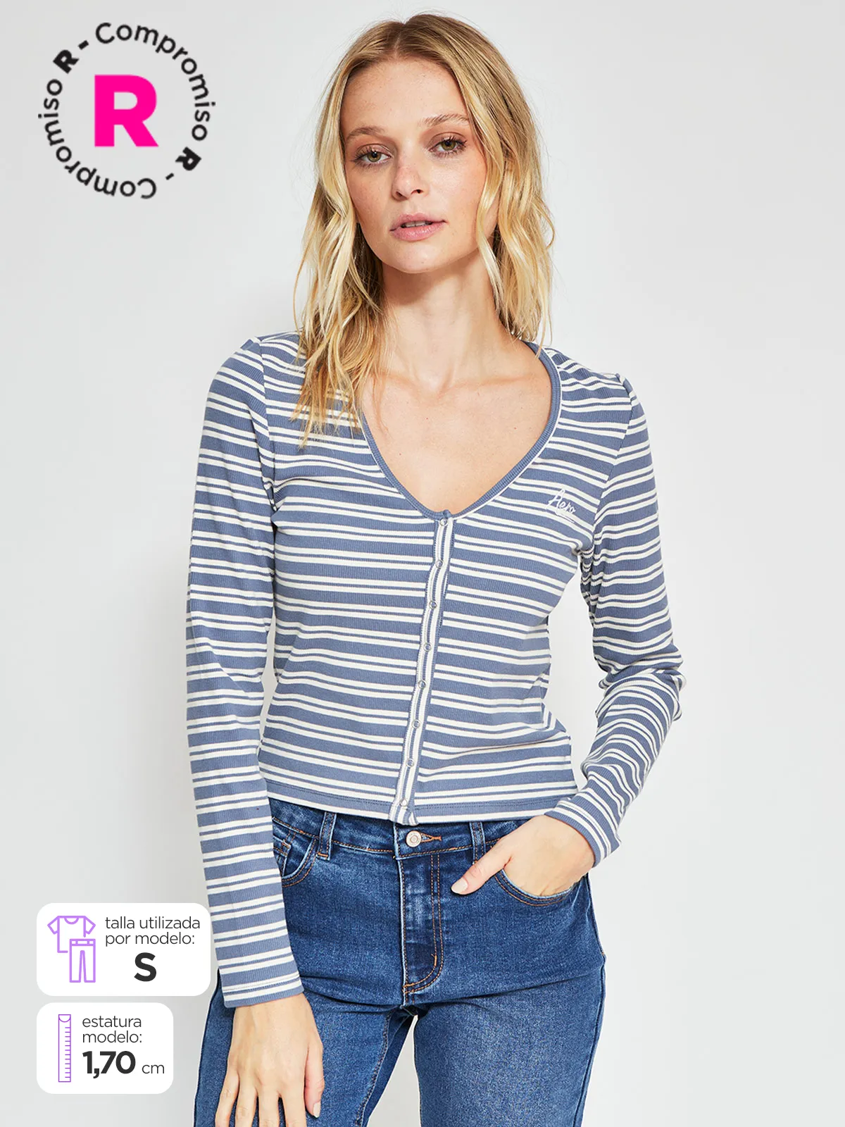 POLERA MUJER AEROPOSTALE ALGODÓN  - 1