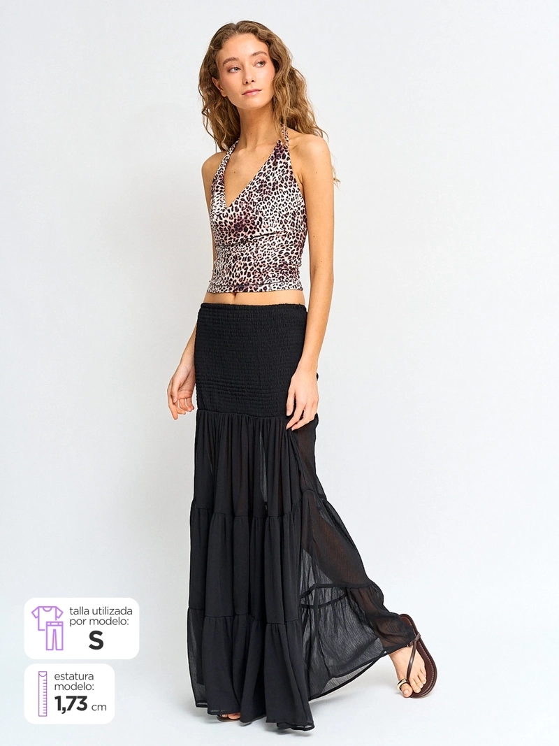 FALDA MUJER INDEX LARGA - 1