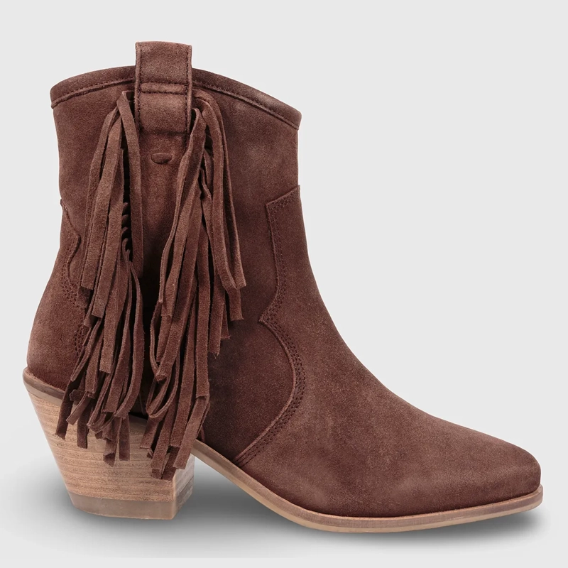 BOTINES MUJER BARBADOS BEFLO CUERO - 1
