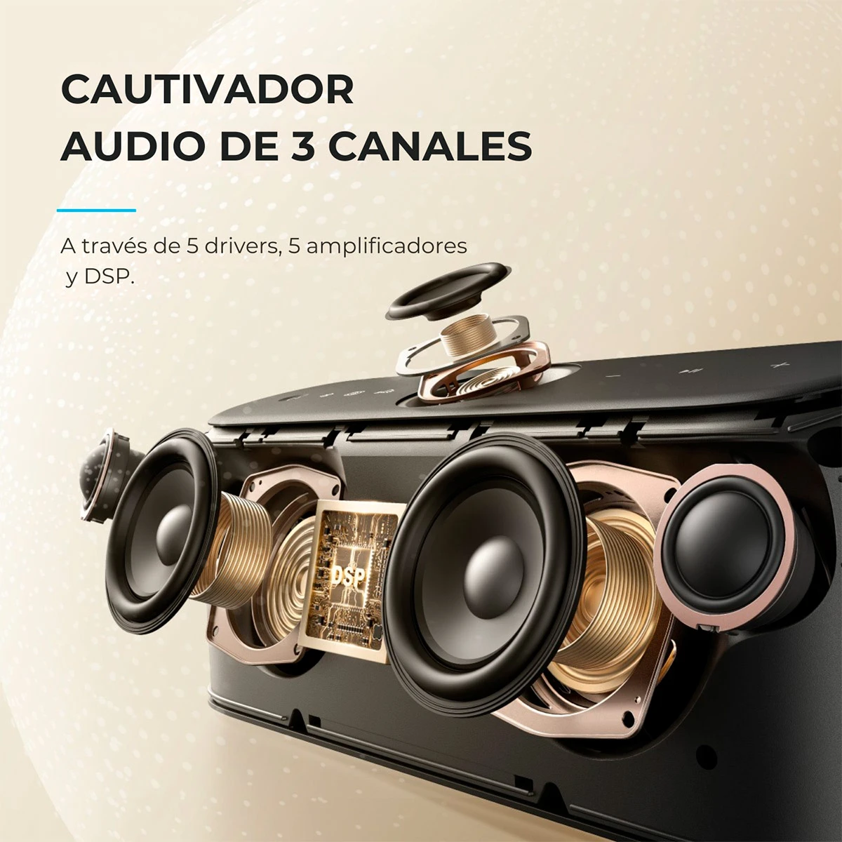 PARLANTE BLUETOOTH SOUNDCORE MOTION X600 - 7