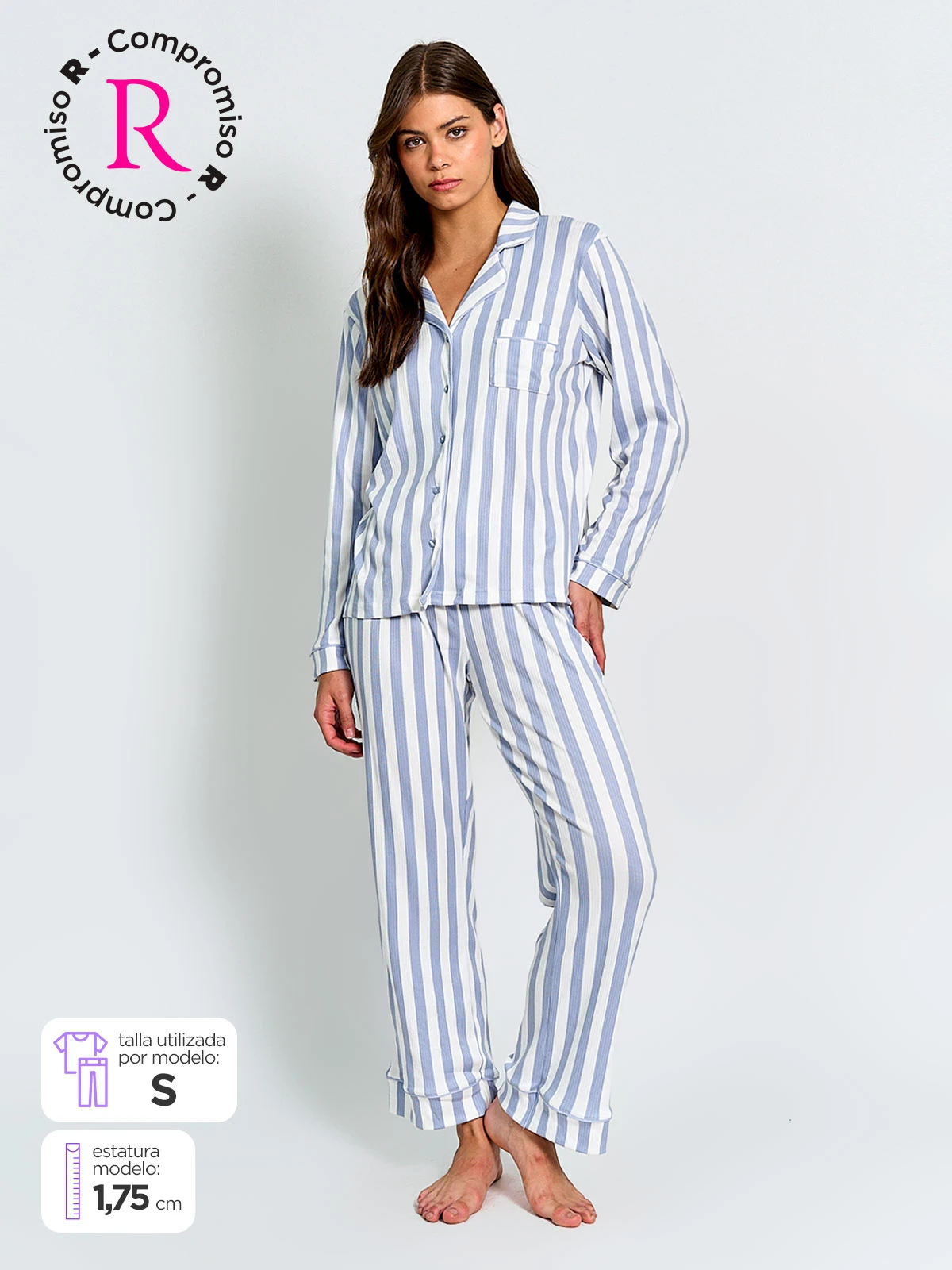 PIJAMA MUJER MARQUIS CAMISERO - 1