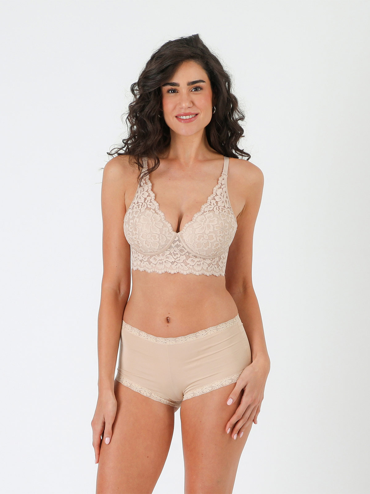 BRALETTE MAIDENFORM HALTER LACE - 1