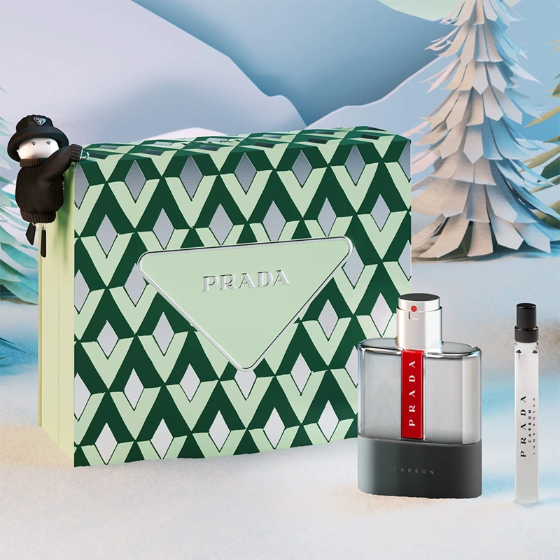 PERFUME PRADA LUNA ROSSA CARBON HOMBRE EDT 100 ML + 10 ML - 4