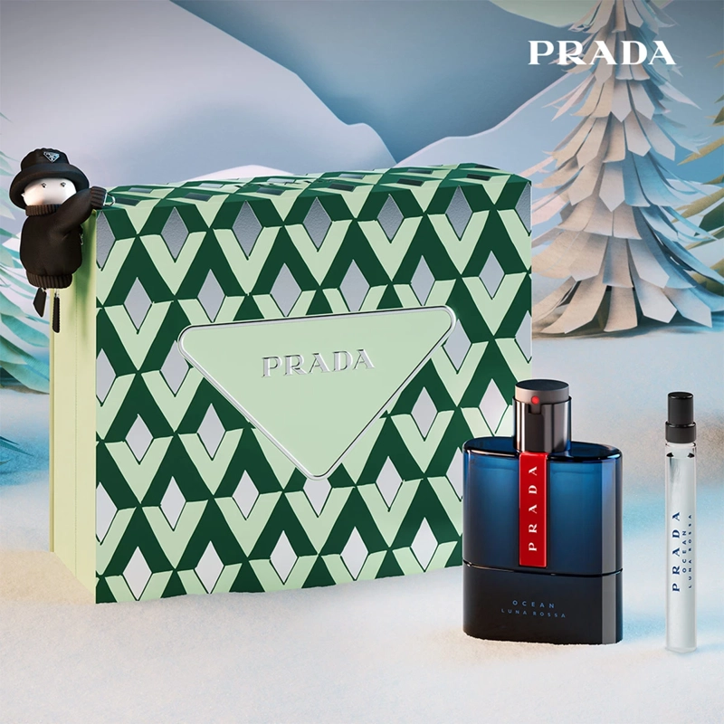PERFUME PRADA LUNA ROSSA OCEAN HOMBRE EDT 100 ML + 10 ML - 4