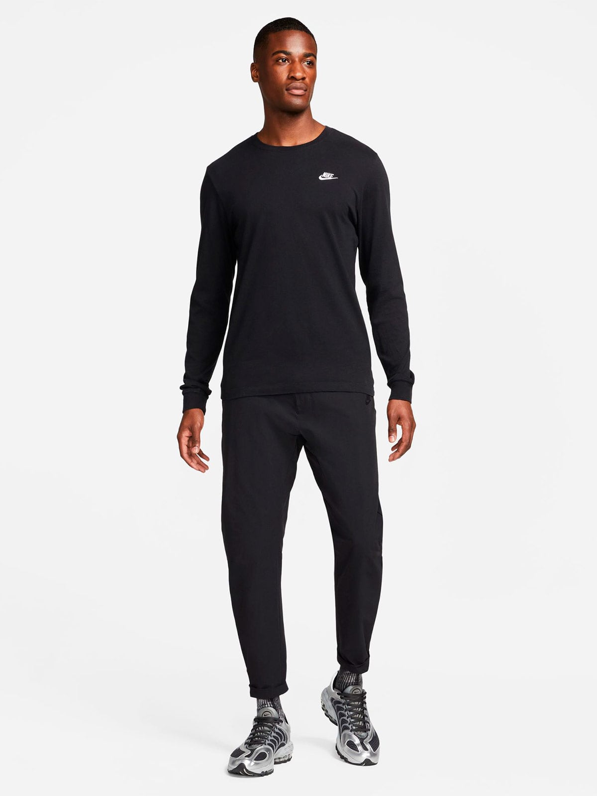 POLERA HOMBRE NIKE ALGODÓN MANGA LARGA - 6