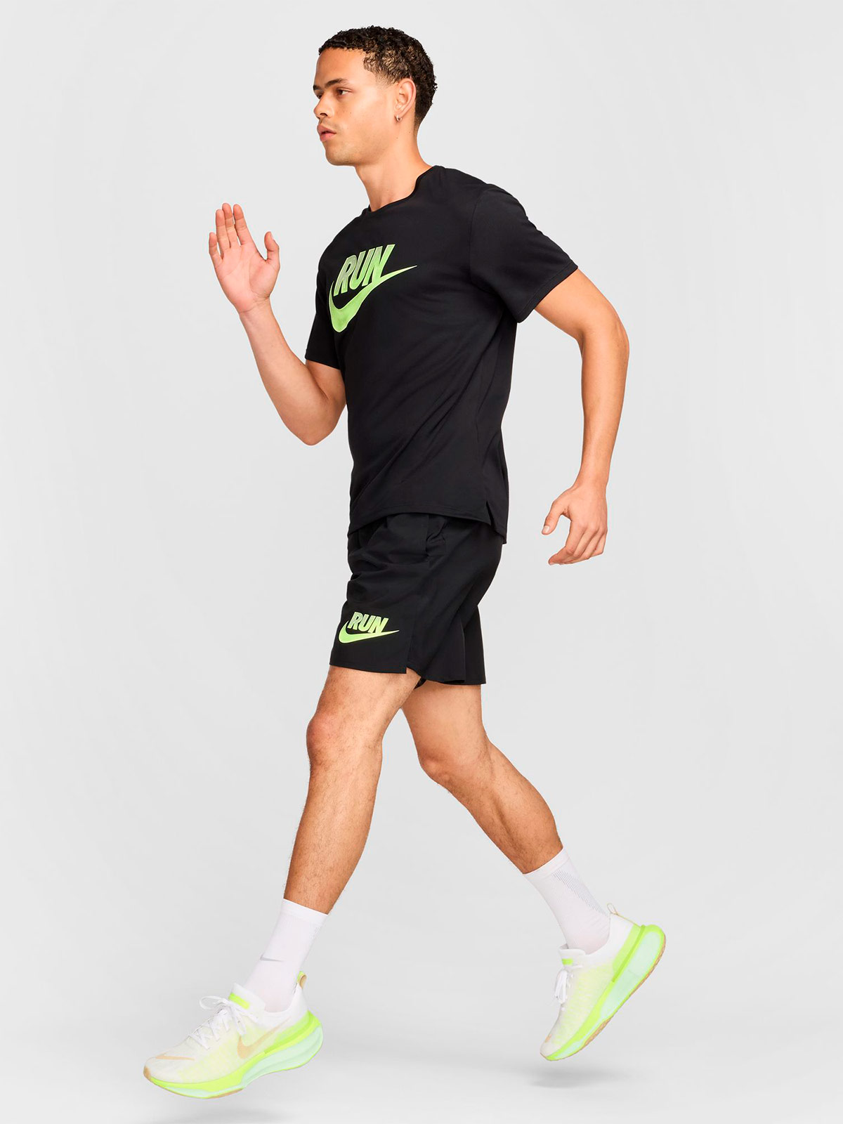 POLERA HOMBRE NIKE MANGA CORTA MILER - 5
