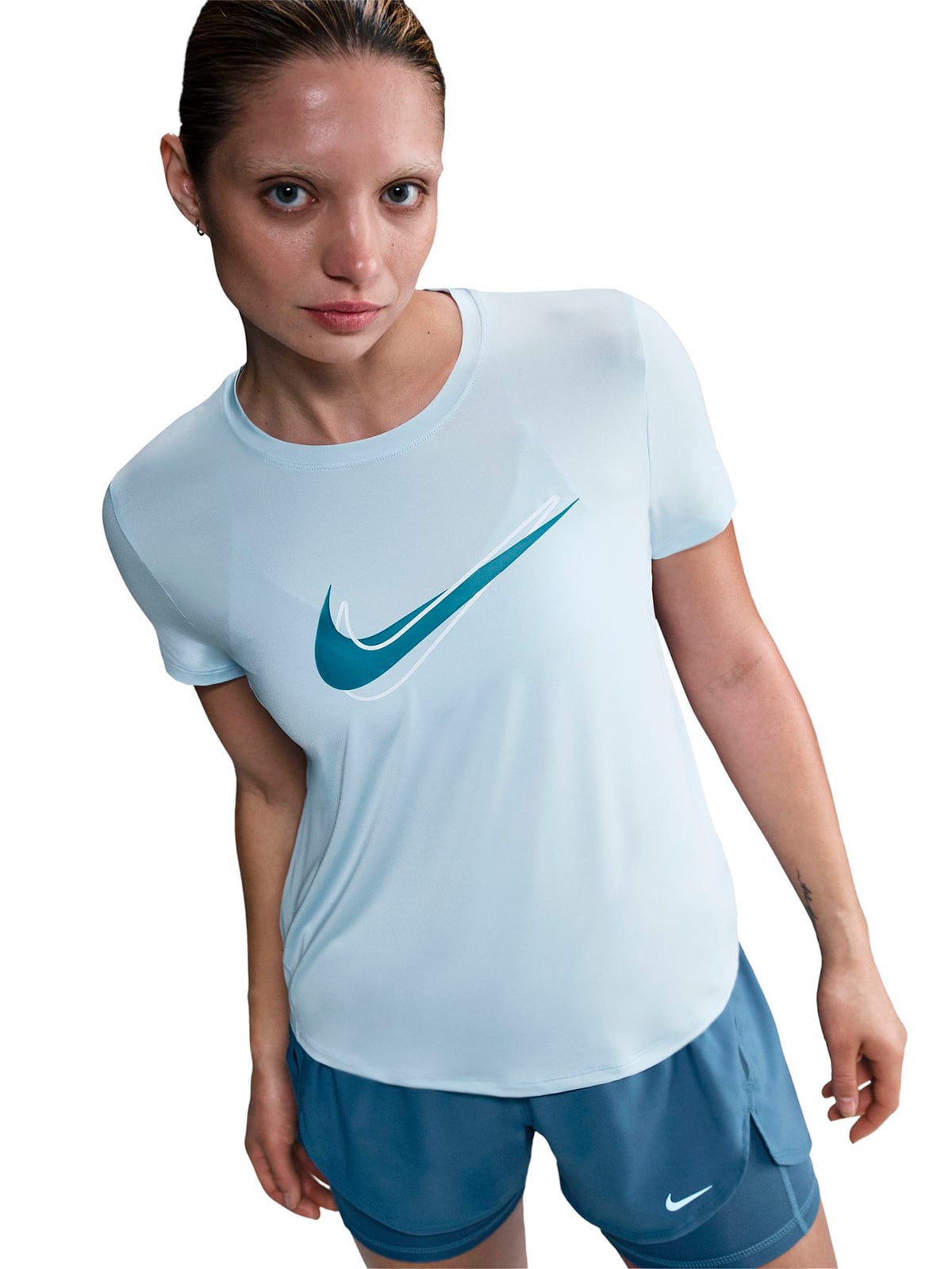 NIKE POLERA MANGA CORTA MUJER NIKE ONE SWOOSH