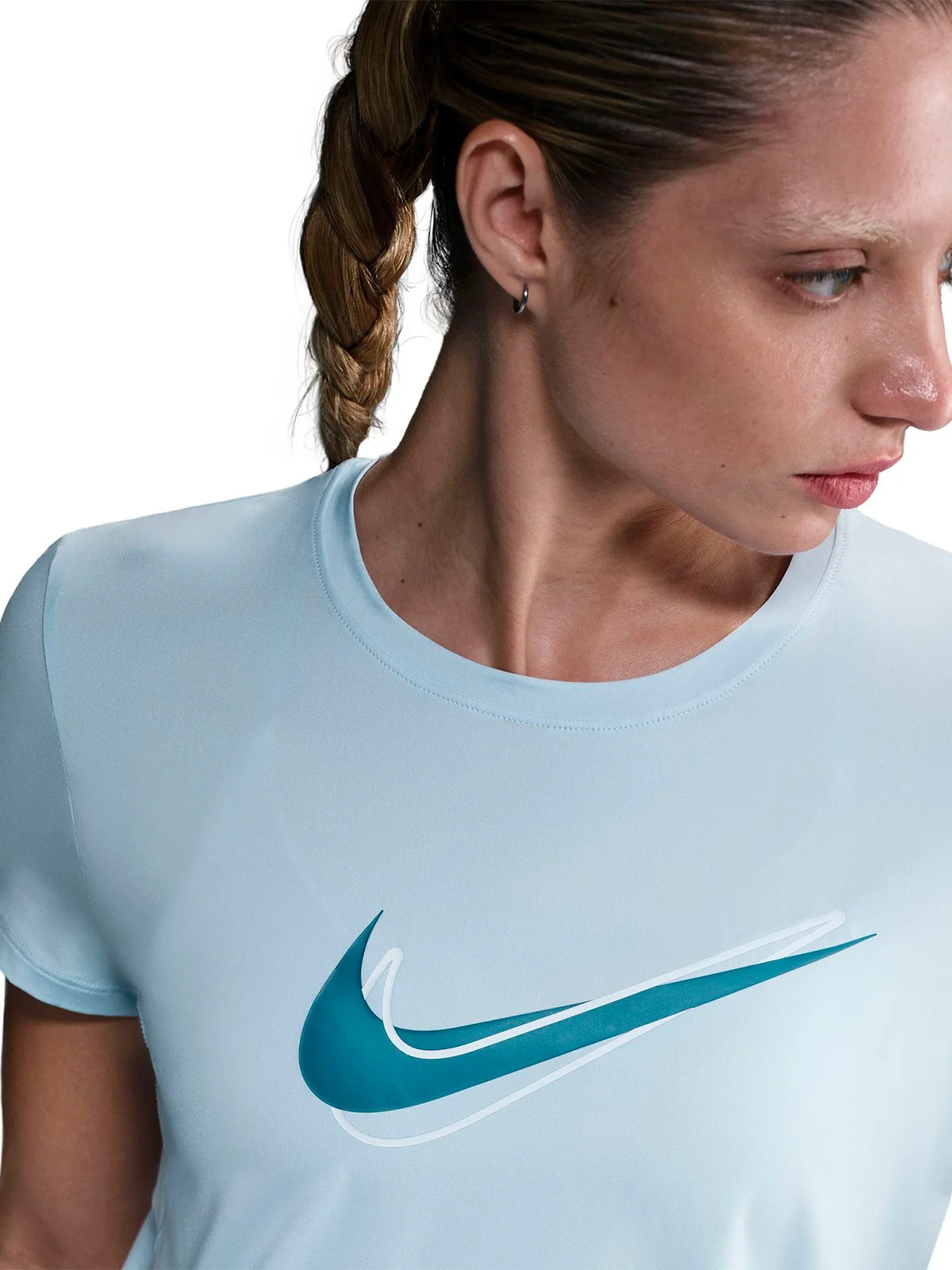 POLERA MANGA CORTA MUJER NIKE ONE SWOOSH - 2