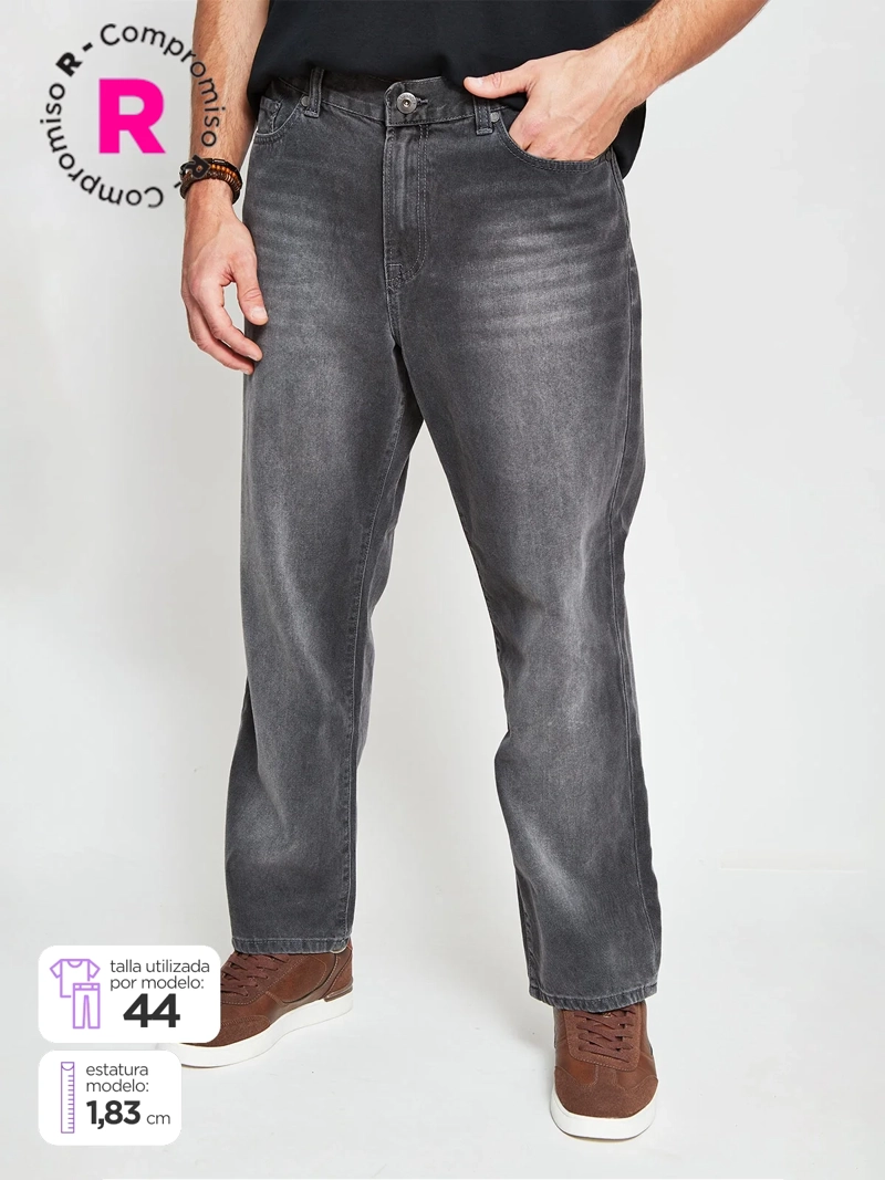 JEANS HOMBRE BARBADOS ALGODÓN SUELTO - 1