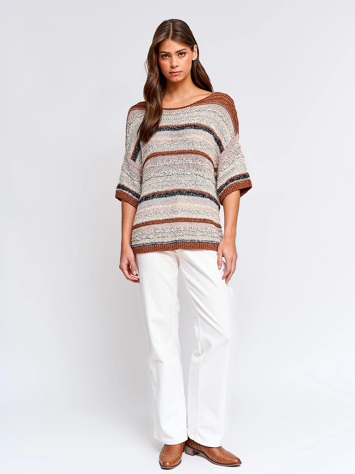 SWEATER MUJER TATIENNE ALGODÓN BRILLOS - 4