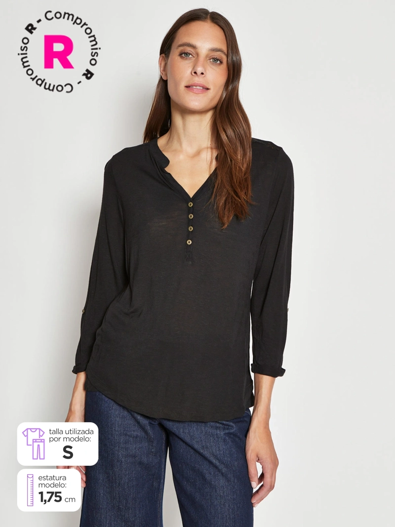 POLERA MUJER REGATTA MANGA 3/4 - 1