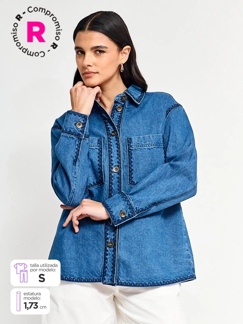 REGATTA CHAQUETA MUJER REGATTA ALGODÓN LARGA DENIM