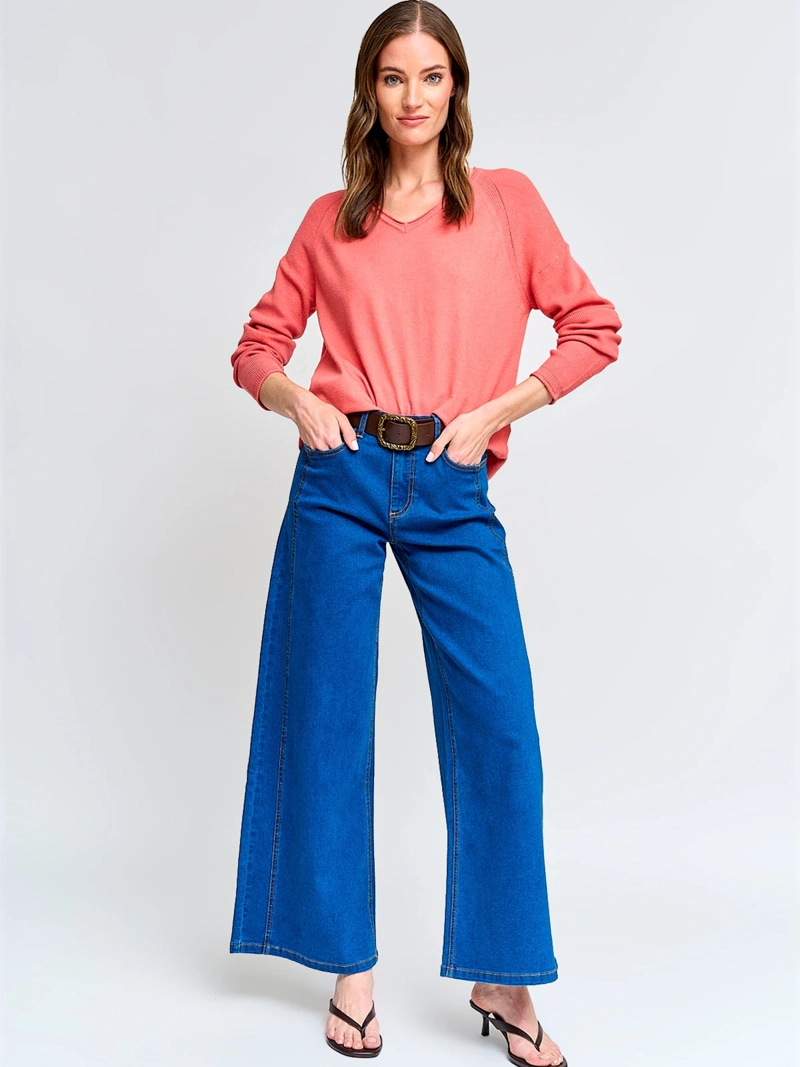 SWEATER MUJER REGATTA MANGA LARGA BÁSICO - 4