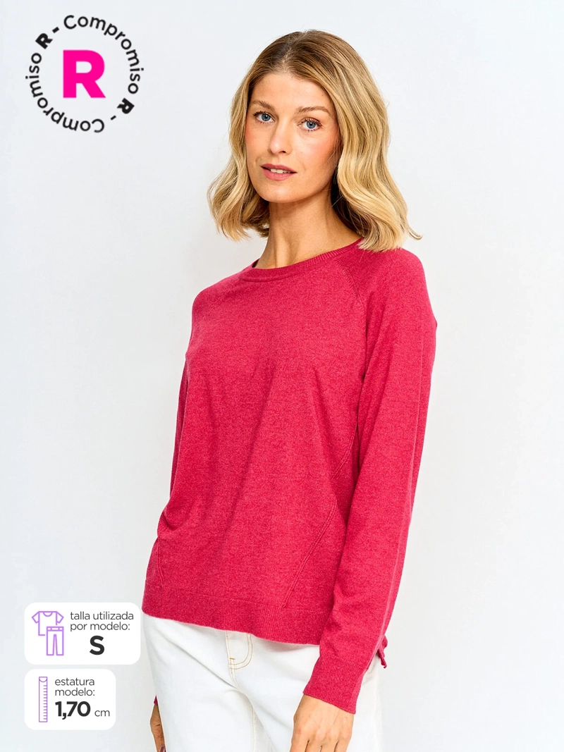 SWEATER MUJER REGATTA MANGA LARGA BÁSICO - 1